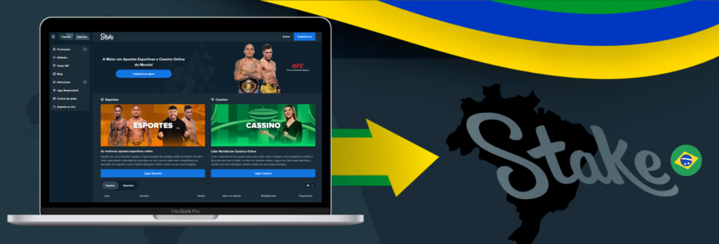 Stake no Brasil com apostas esportivas, cassino online e jogos ao vivo